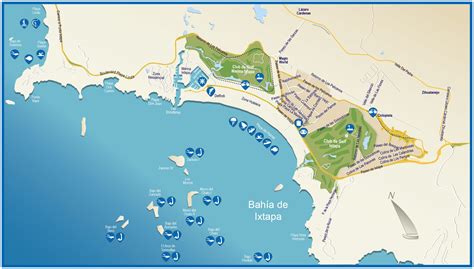 Mapas de Ixtapa Zihuatanejo