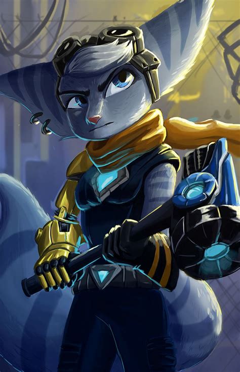 Ratchette female Ratchet and clank character fan art | Fan art, Furry art, Character