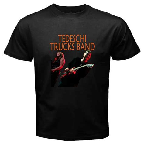 New TEDESCHI TRUCKS BAND Blues Rock Music Men's Black T Shirt Size S to ...