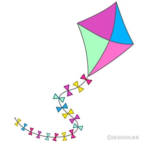 Cute Kite Clip Art Free PNG Image｜Illustoon