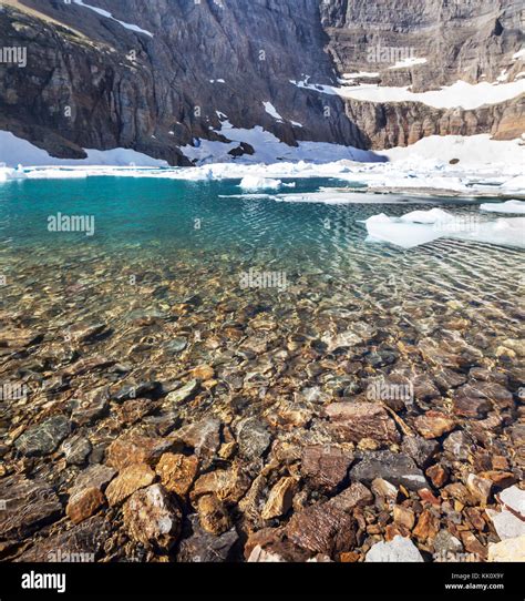 Iceberg Lake in Glacier Park,Montana Stock Photo - Alamy