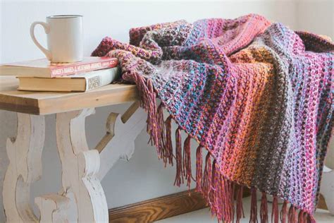 Woven Crochet Blanket Free Crochet Pattern - Nana's Crafty Home