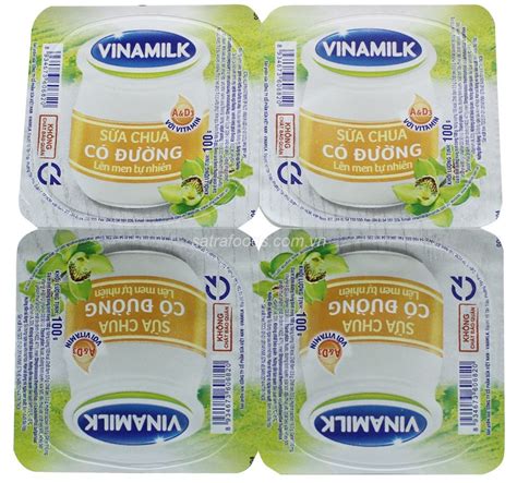 SỮA CHUA VINAMILK CÓ ĐƯỜNG HỘP 100G