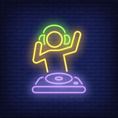 Disk Jokey With Dj Mixer Neon Sign - 60 inch / 150 cm. | Neon signs, Neon wallpaper, Neon aesthetic