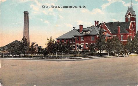 Jamestown North Dakota Court House Antique Postcard (J36909) - Mary L. Martin Ltd. Postcards