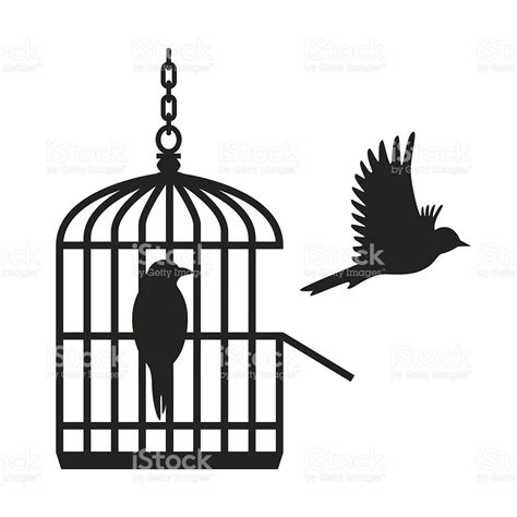 Caged Bird Drawing | Free download on ClipArtMag