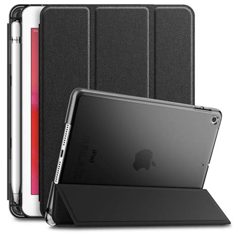 Infiland Slim Wake/Sleep Translucent Frosted Back Cover Case for iPad ...