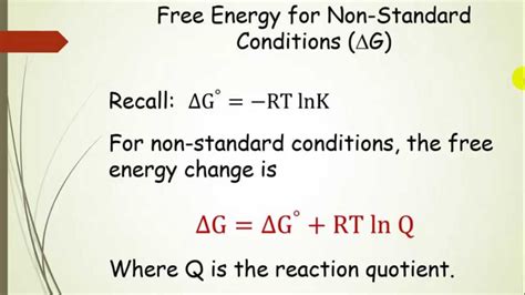 Free Energy (delta G) and Equilibrium (Pt 8) - YouTube