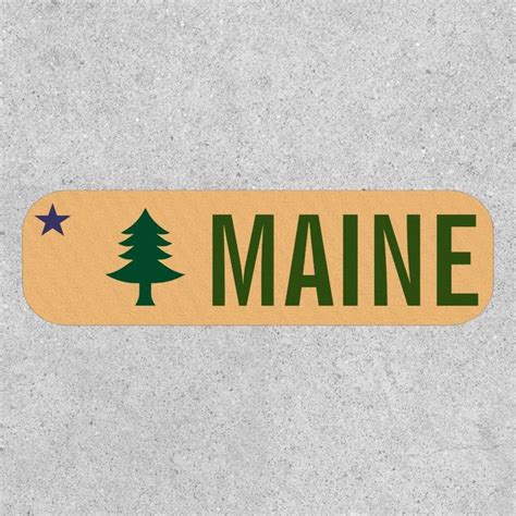 Historic Flag of Maine (1901–1909) Patch | Zazzle in 2022 | Historical flags, Star wars gifts ...