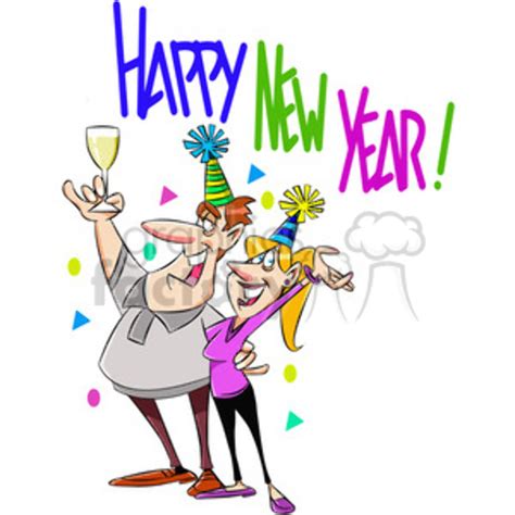 Download High Quality happy new year clipart cartoon Transparent PNG ...