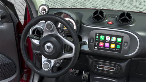 3D Smart EQ Fortwo Interior Layout Dashboard | 3D Molier International