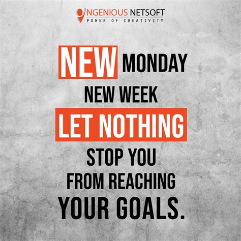 Ingenious Netsoft | New week new goals, New week, Website development