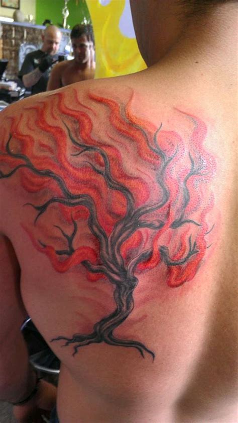 Burning Bush Tattoo