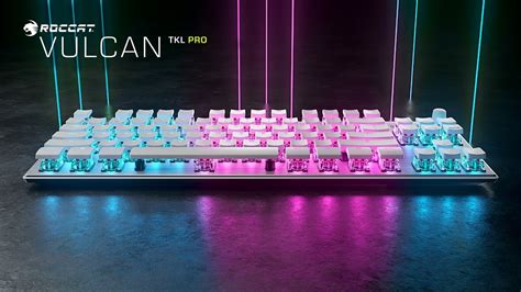 ROCCAT Unveils Vulcan TKL PRO Keyboard in White | ThinkComputers.org