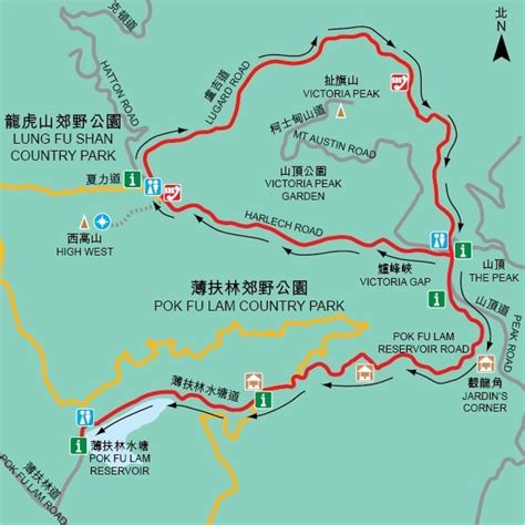 Victoria Peak Hong Kong Map
