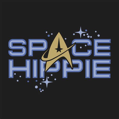 Star Trek Space Hippie Black Tee | Official Apparel & Accessories | Heroes & Villains™ - Star Trek