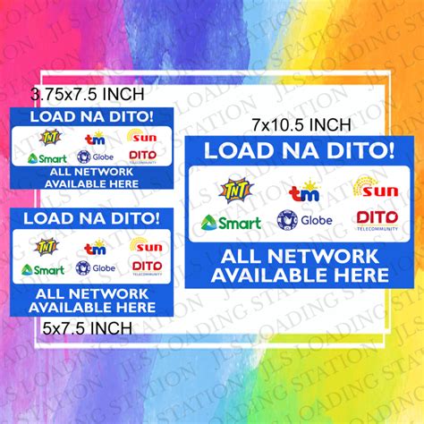 LOAD AVAILABLE HERE / LOAD NA DITO (LAMINATED/PVC) SIGNAGE | Lazada PH