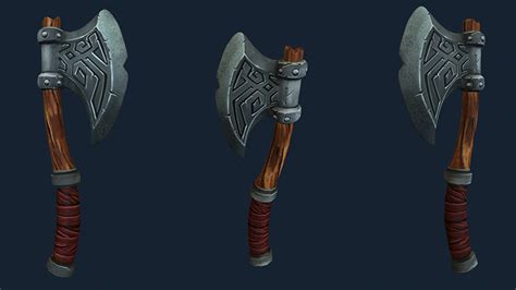 Battle Axe Weapon Gallery For Concept Art Inspiration