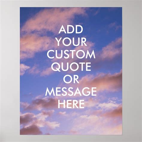 Create your own quote poster | Zazzle