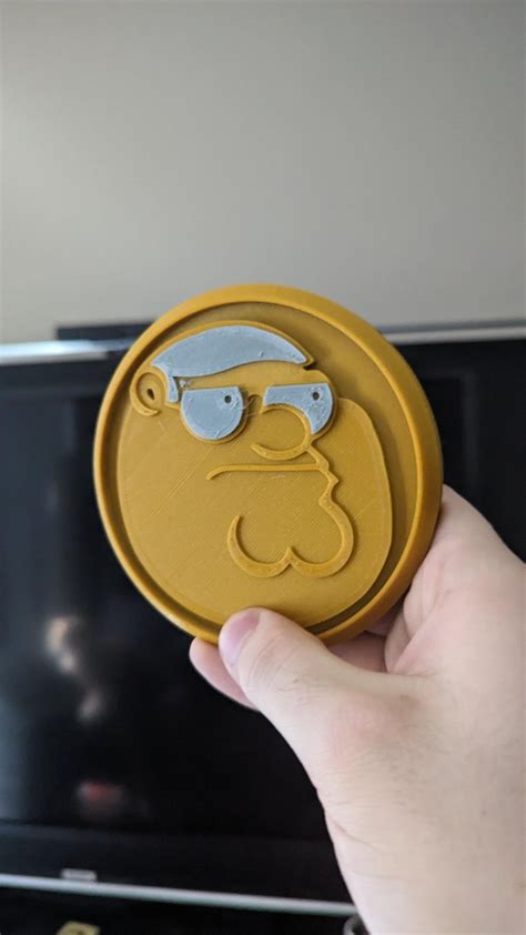 Peter Griffin Medallion : r/3Dprinting