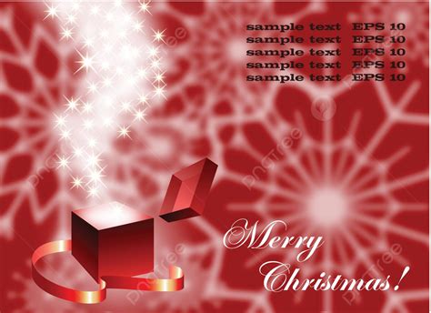 Magical Christmasthemed Eps10 Background With An Opened Gift Box Vector, Fly, Box, Magic PNG and ...
