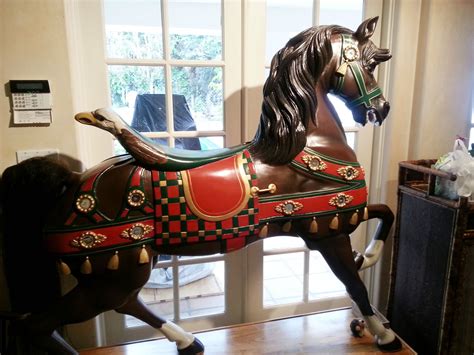 CA 1890s Looff Stander – Restored | Stander, Carousel horses, Carousel