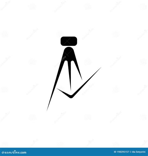 Tripod Logo Cartoon Vector | CartoonDealer.com #198295157