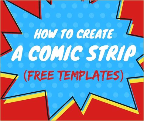 Comic Strip Template Free Printable Elementary - Resume Example Gallery