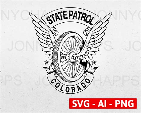 Colorado State Patrol Logo CO Highway Patrol Police Trooper - Etsy