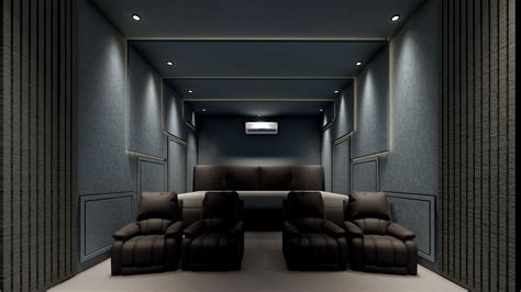 Home theater design /interior design/modern home theater