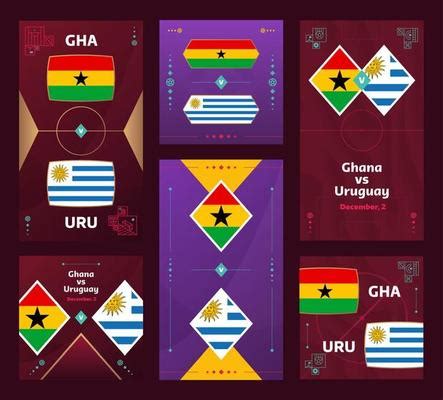 Ghana Vs Uruguay Vector Art, Icons, and Graphics for Free Download