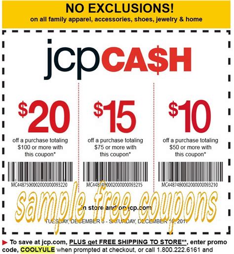 Printable Coupons: JcPenney Coupons