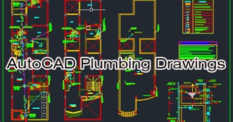 AutoCAD Plumbing Drawings dwg - Layout Plans