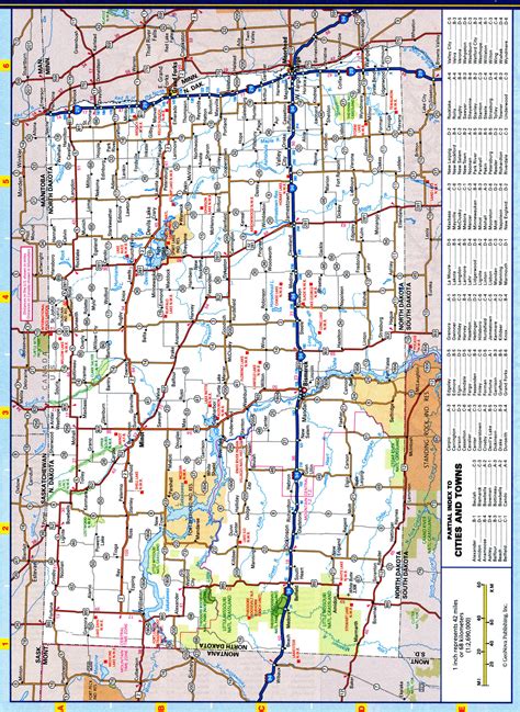 Large Detailed Map Of North Dakota - Fabfitfun Spring 2024