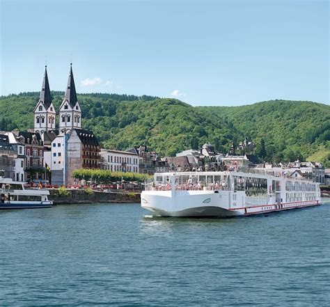 Explore scenic, charming Boppard, Germany, in the Rhine Gorge, a UNESCO World Heritage Site, on ...