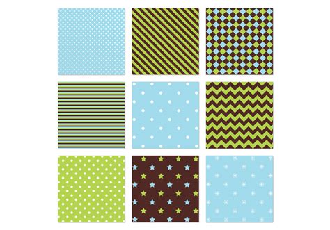 Blue Green Seamless Vector Patterns 81122 Vector Art at Vecteezy