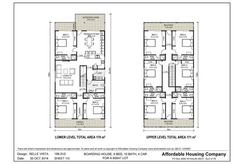 Belle Vista Boarding House Floor Plan Ahc Brisbane Home - Home Building Plans | #8819