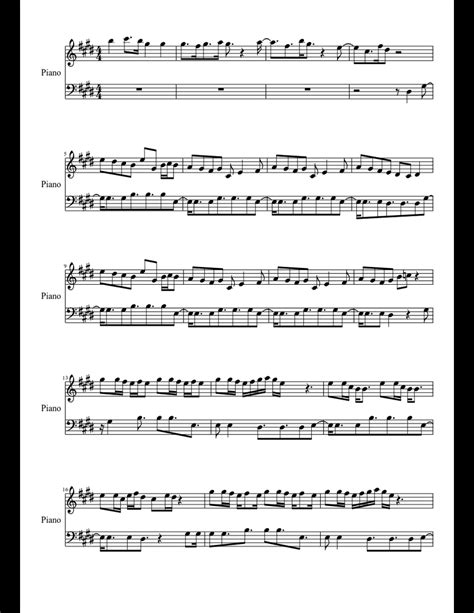 Five Nights At Freddy's Piano sheet music for Piano download free in PDF or MIDI