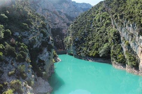 The Lac de Sainte-Croix, France is a popular leisure lake in Provence