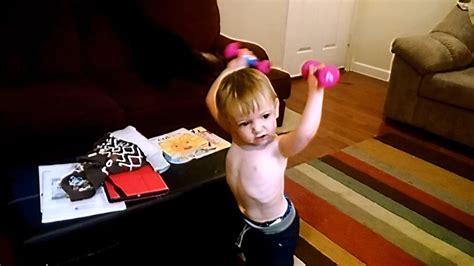 BUFF TODDLER! - YouTube