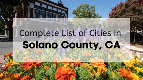 Cities in Solano County CA - 🎯 COMPLETE List of Solano County Cities ...