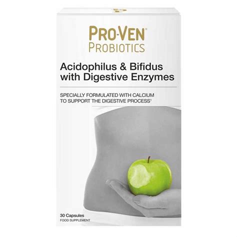 Pro-Ven Probiotics Acidophilus & Bifidus Digestive Enzymes - 30 ...