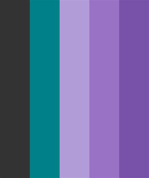 Teal and Light Purple Color Palette