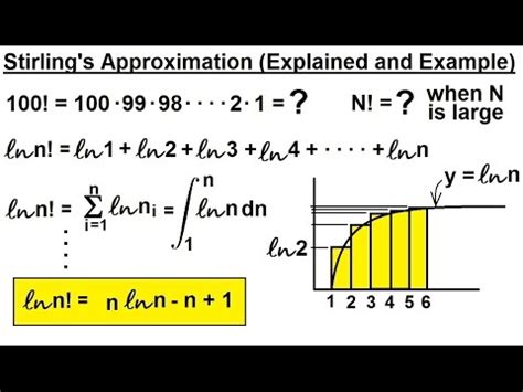 Physics - Statistical Thermodynamics (7 of 30) Stirling's Approximation ...