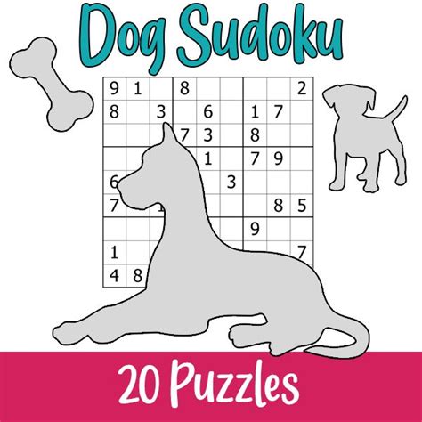 Dog Sudoku - Love The Critters in 2020 | Sudoku, Animal puzzles, Cat facts