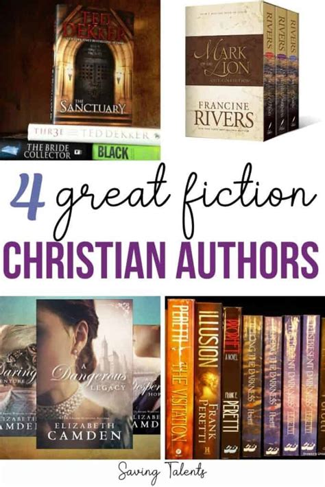 Best Christian Fiction Authors to Read - Saving Talents