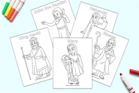 Coloring Pages Of Bible Characters