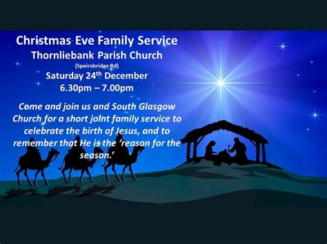 Christmas Eve Family Service at Thornliebank Parish Church ...