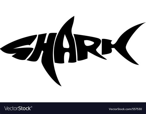 shark typography. Download a Free Preview or High Quality Adobe ...