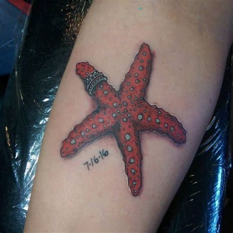 75 Starfish Tattoo Designs